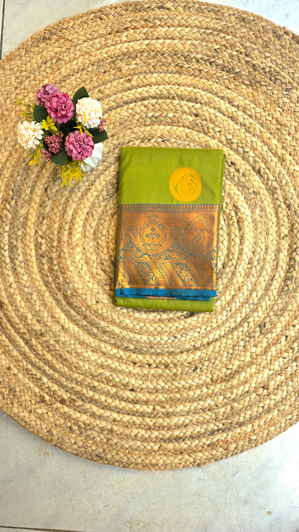 Semi kanchipuram silk saree silk saree