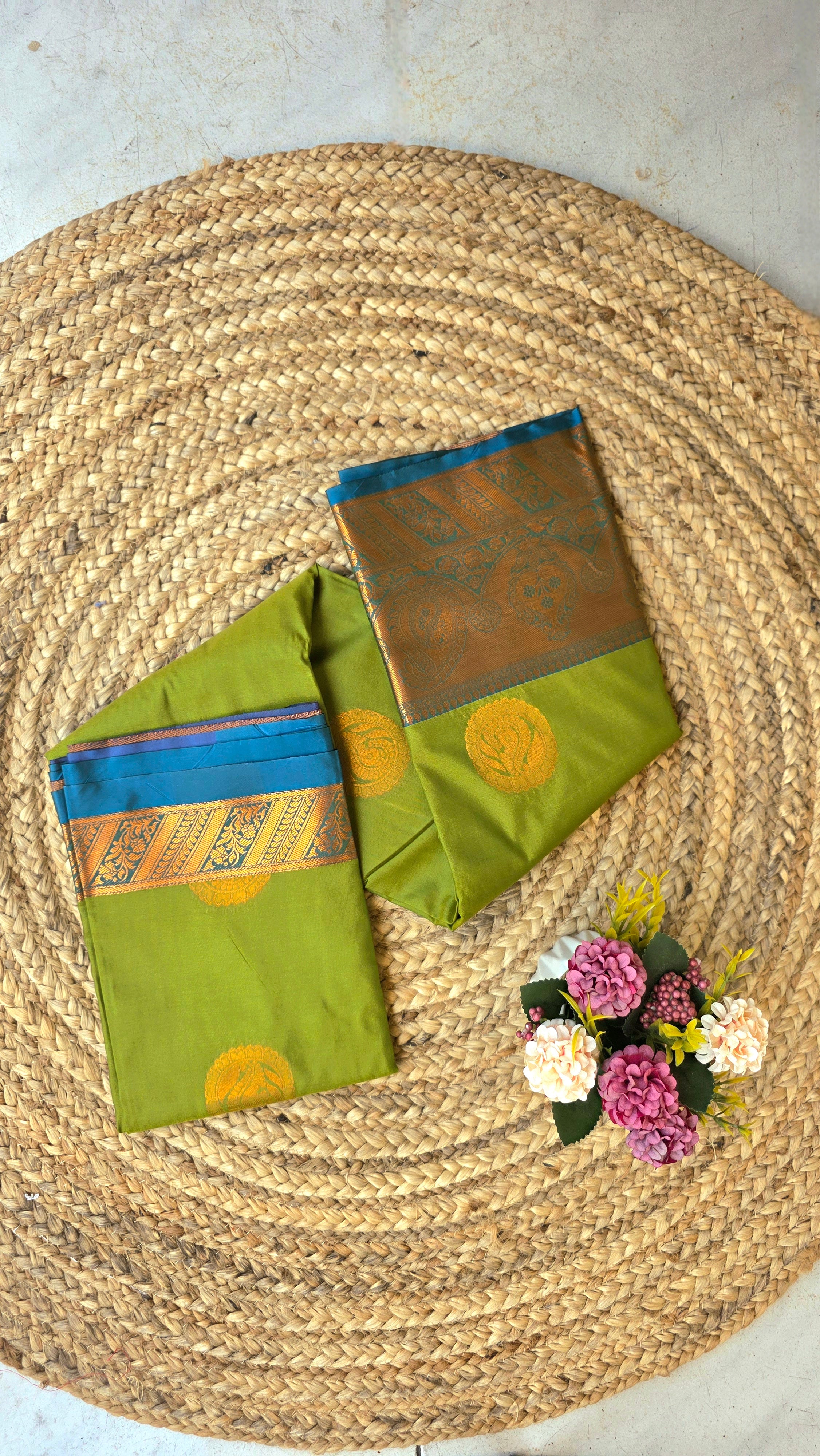Semi kanchipuram silk saree silk saree